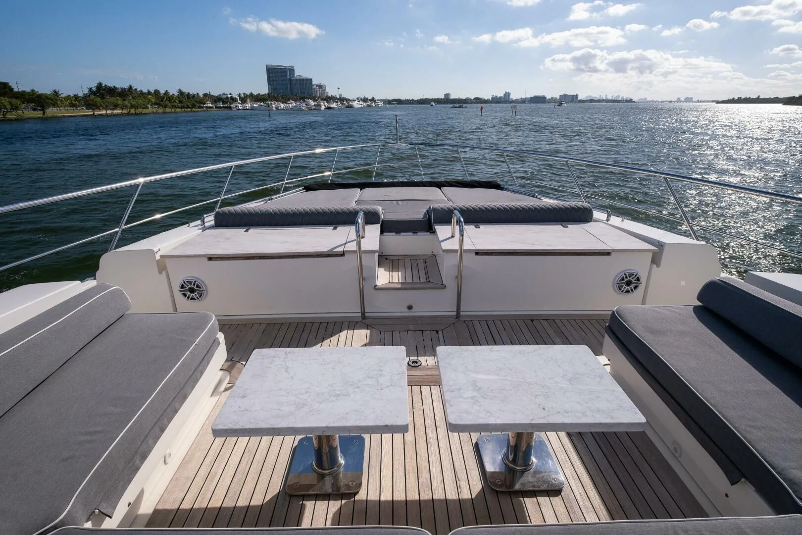 a boat on the water aboard INTERVENTION Yacht for Sale