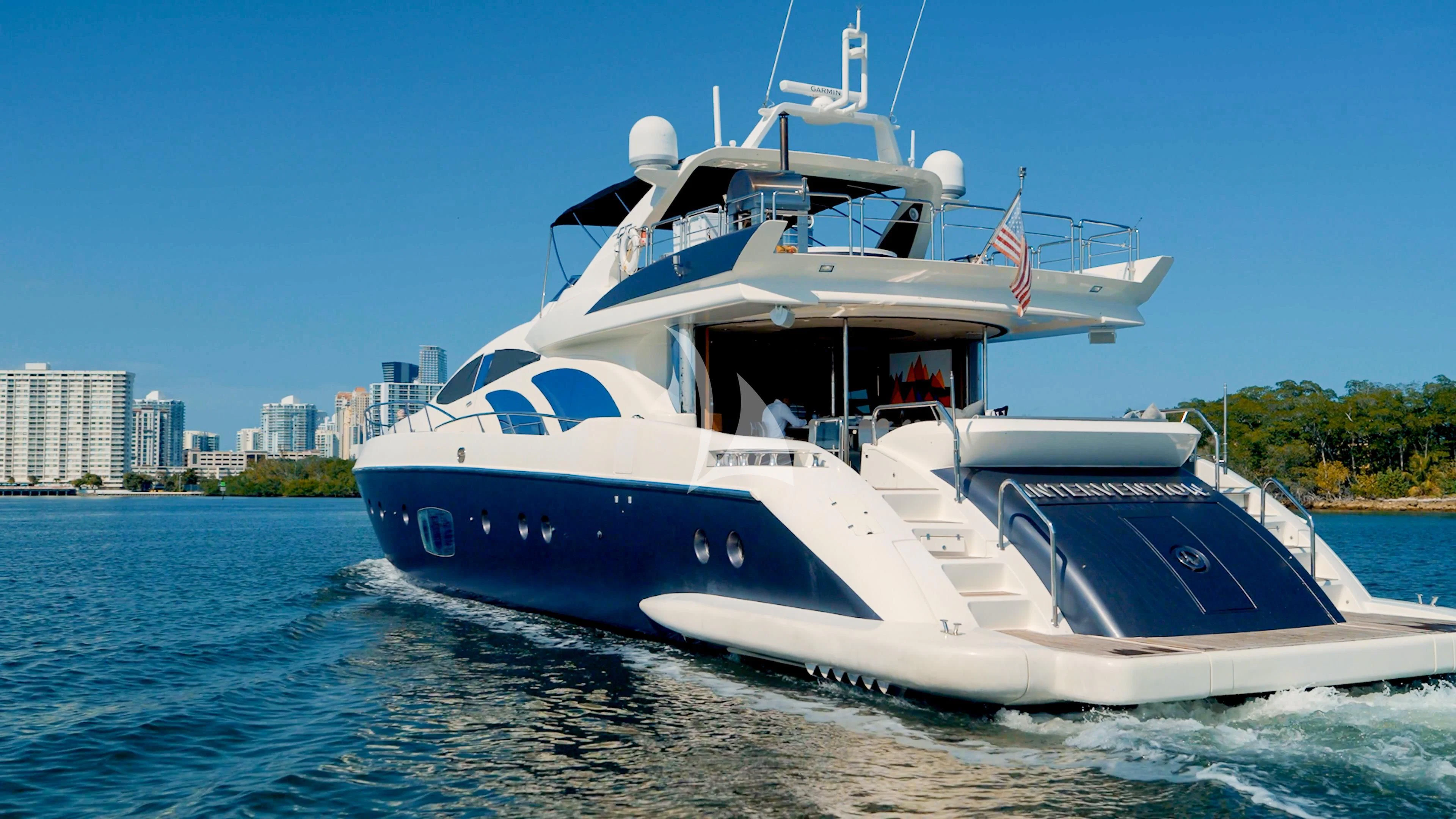 a boat on the water aboard INTERVENTION Yacht for Sale