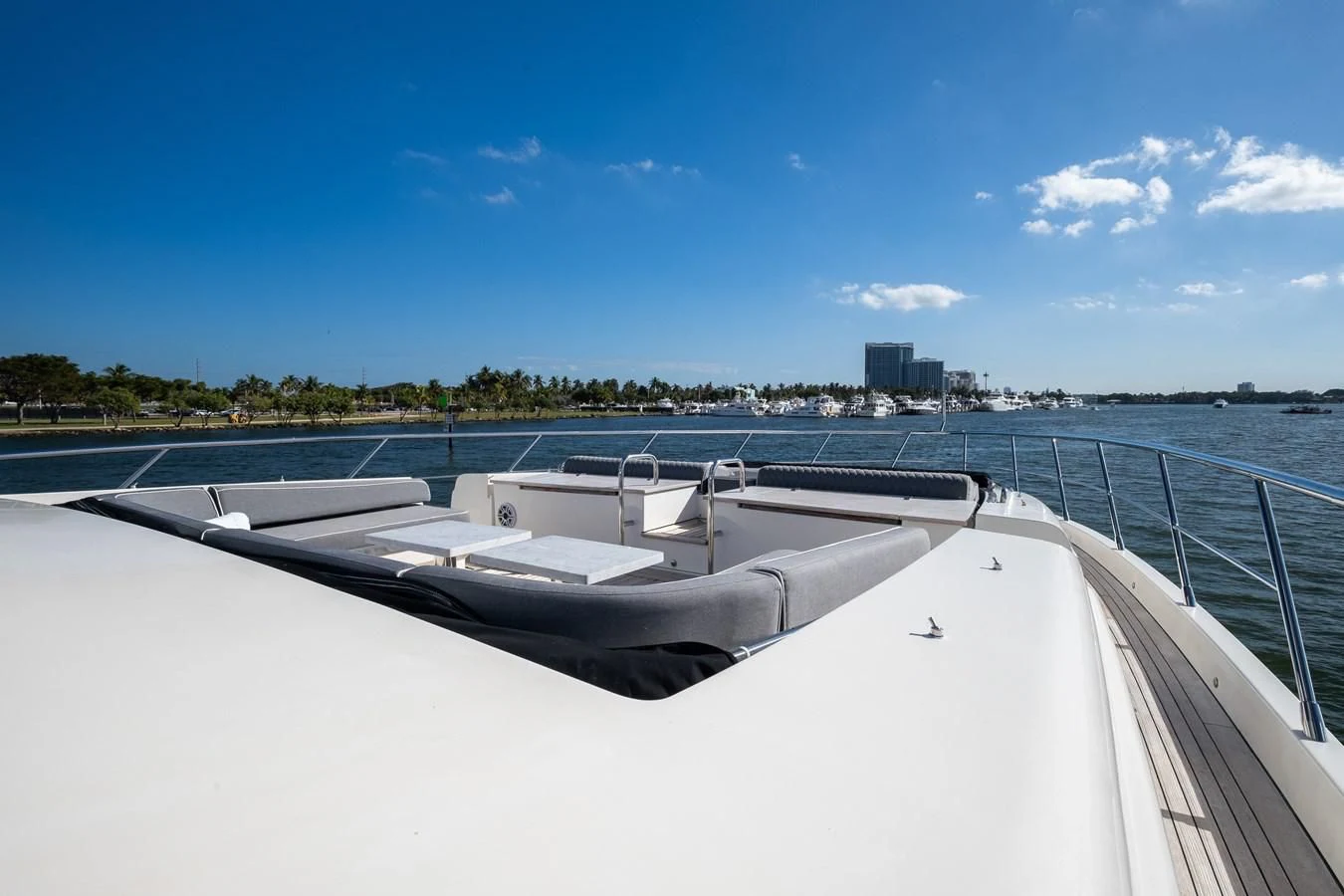 a boat on the water aboard INTERVENTION Yacht for Sale