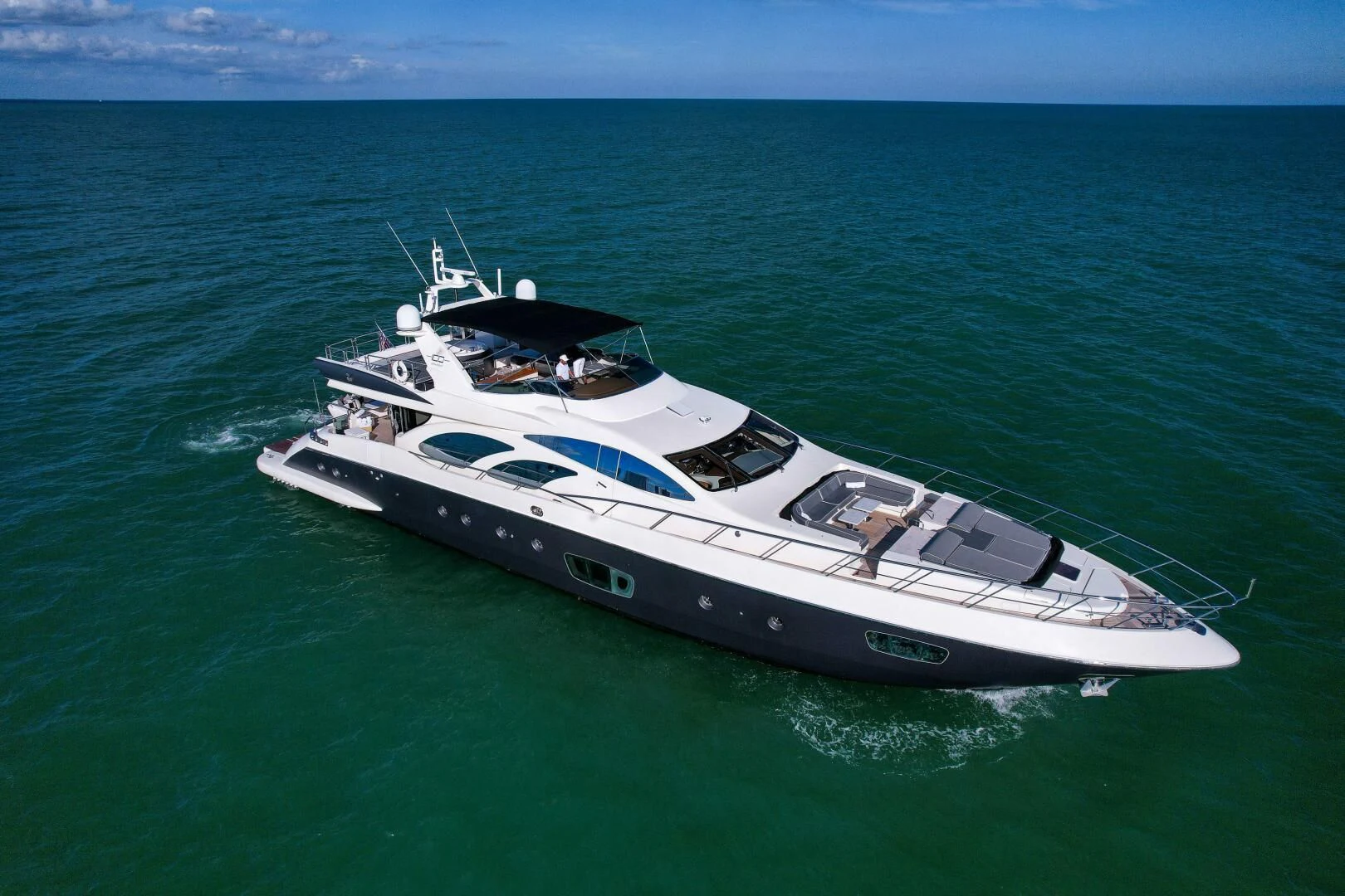a boat in the water aboard INTERVENTION Yacht for Sale