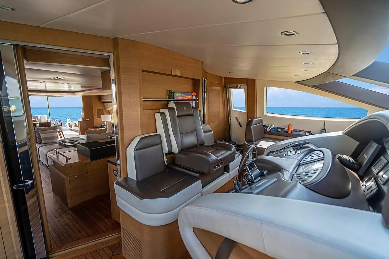 inside of a cabin aboard INTERVENTION Yacht for Sale