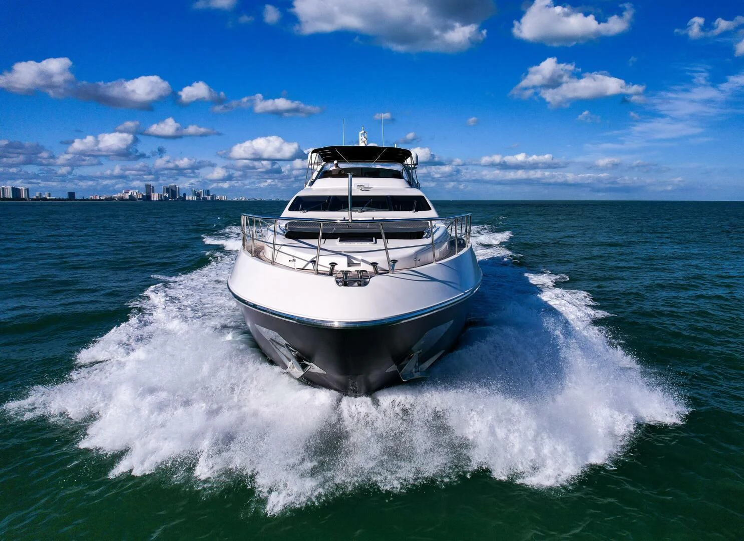 a boat on the water aboard INTERVENTION Yacht for Sale
