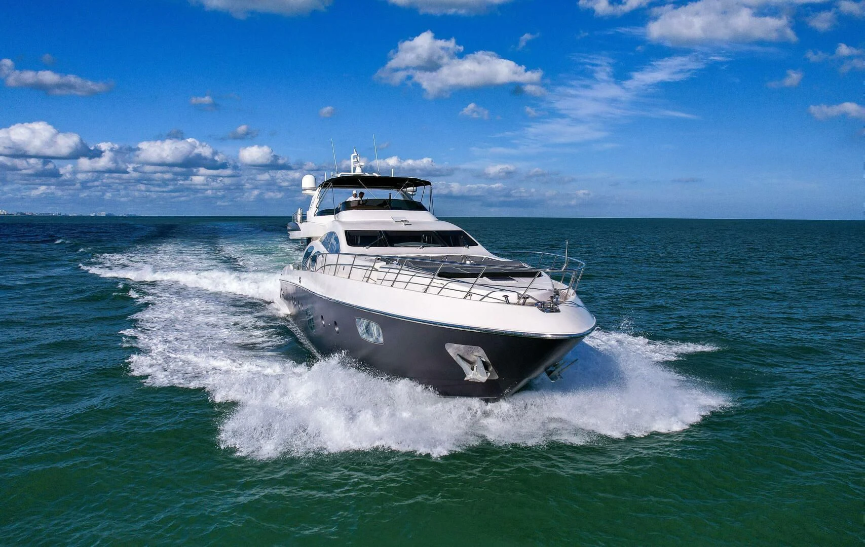 a boat on the water aboard INTERVENTION Yacht for Sale