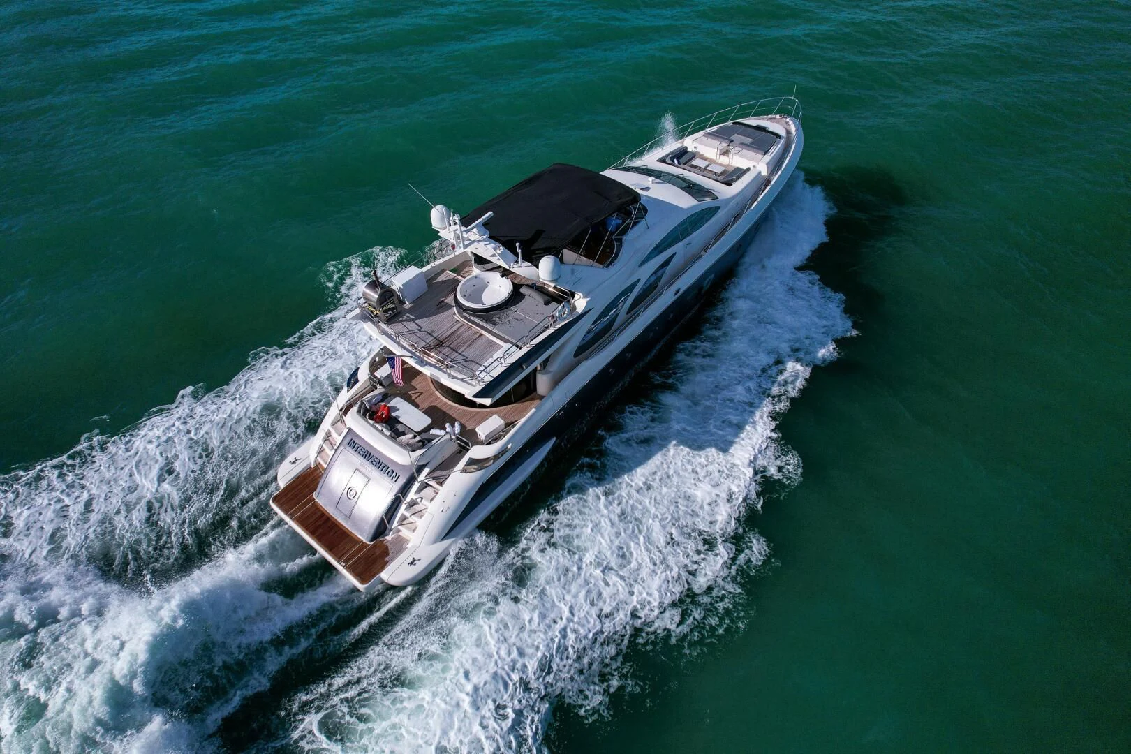 a boat on the water aboard INTERVENTION Yacht for Sale