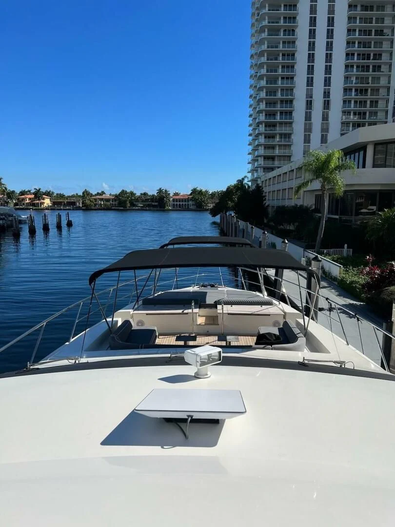 a boat on the water aboard INTERVENTION Yacht for Sale