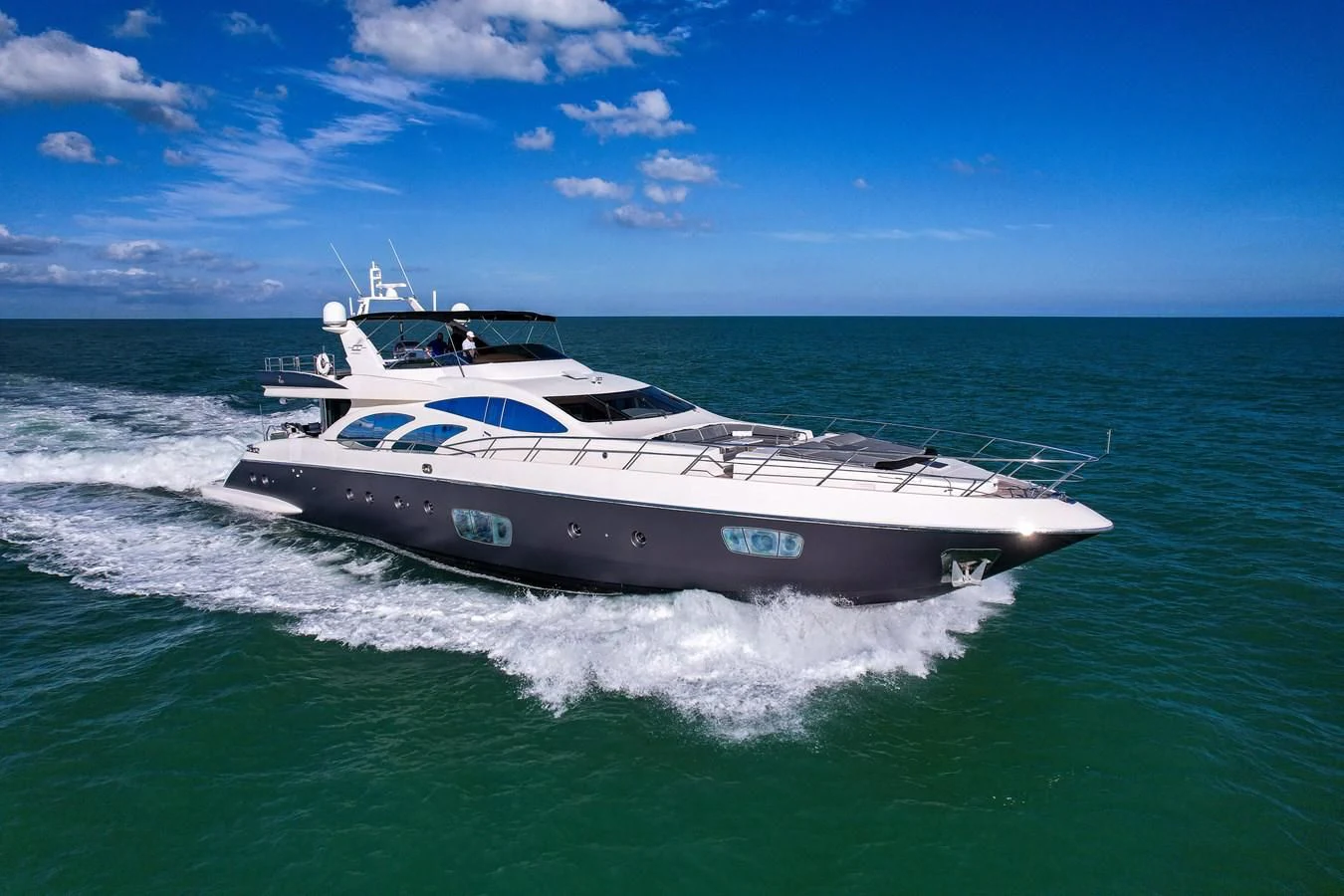 a boat on the water aboard INTERVENTION Yacht for Sale