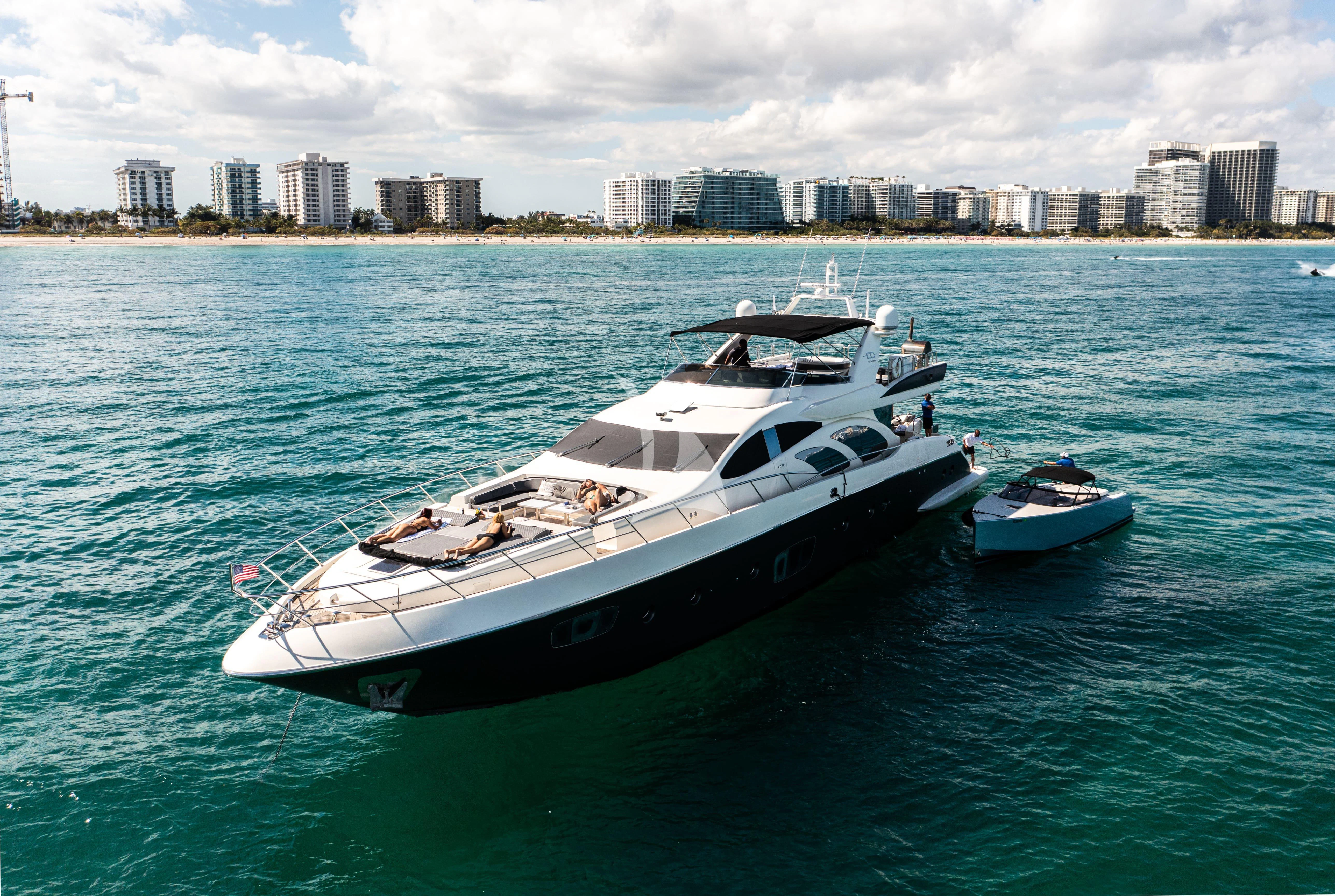 a boat on the water aboard INTERVENTION Yacht for Sale