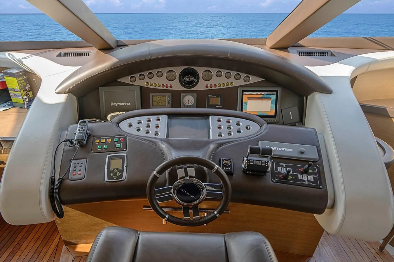 the inside of a plane aboard INTERVENTION Yacht for Sale