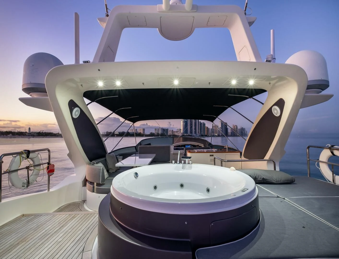 a large space ship aboard INTERVENTION Yacht for Sale