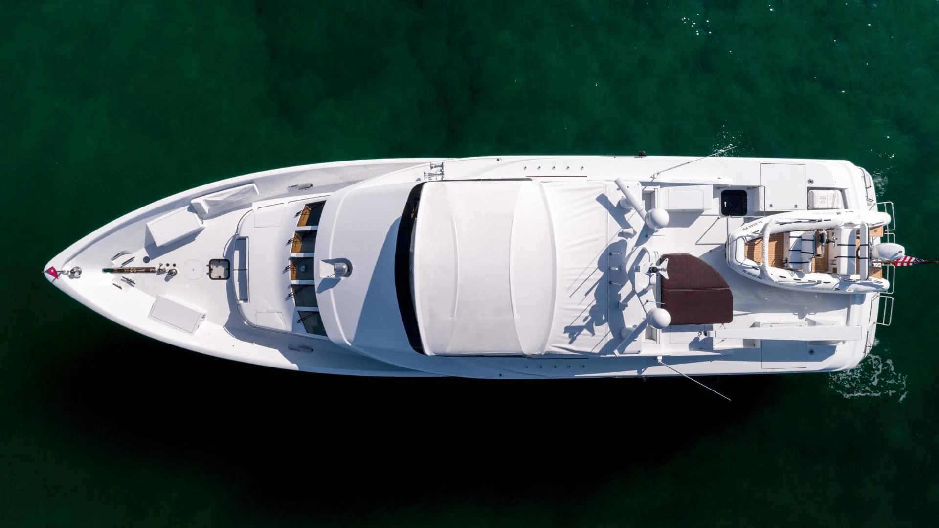 a boat on the water aboard WELL DONE Yacht for Sale