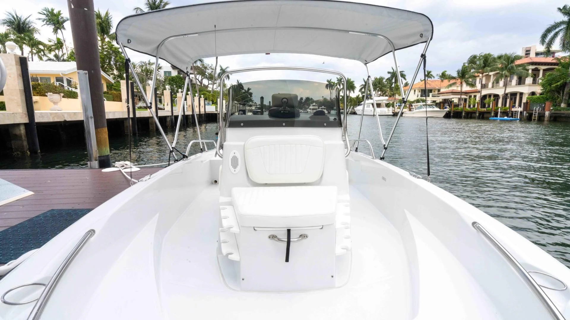 a boat on the water aboard WELL DONE Yacht for Sale