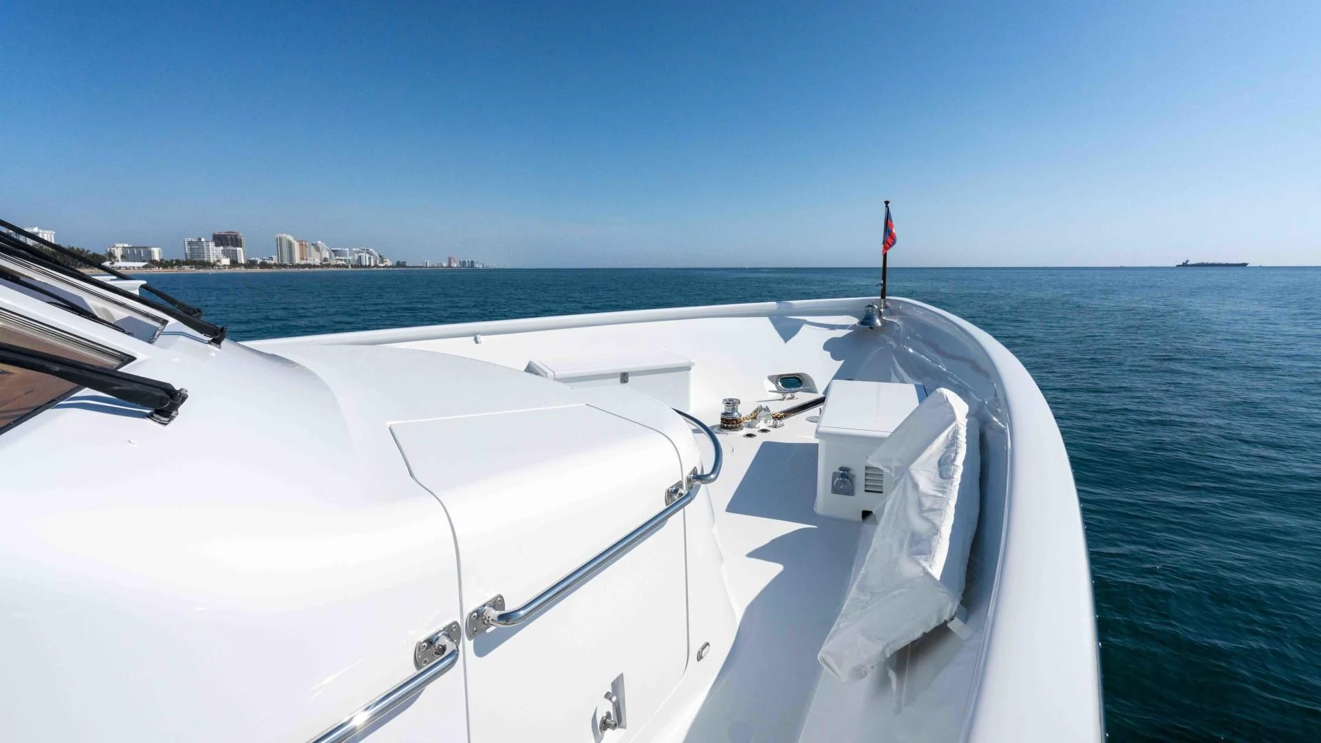a boat on the water aboard WELL DONE Yacht for Sale
