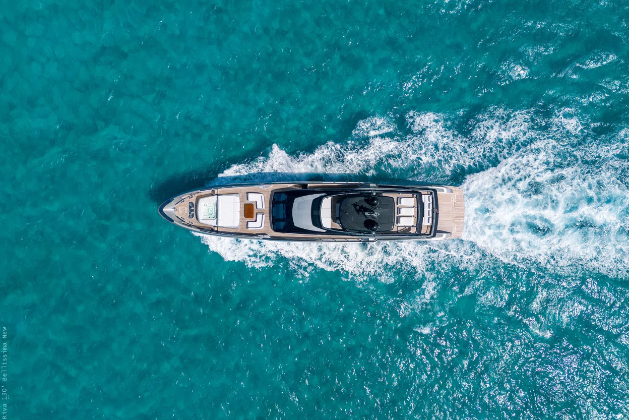 a boat in the water aboard SEVEN Yacht for Sale