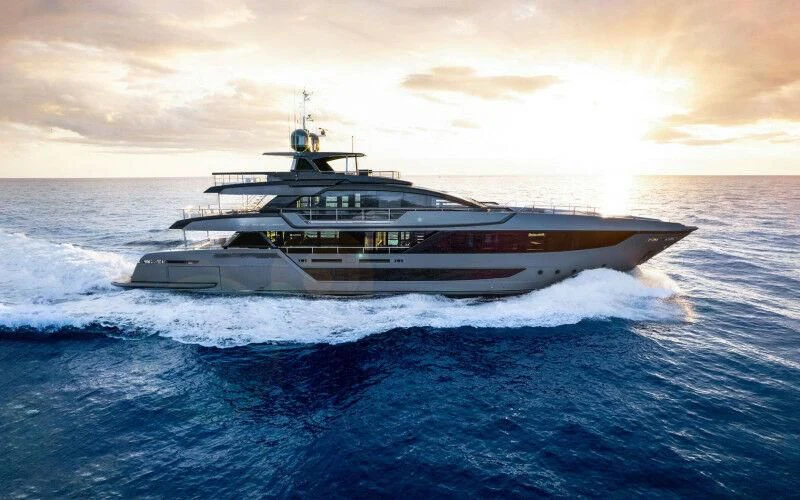 a ship in the water aboard SEVEN Yacht for Sale