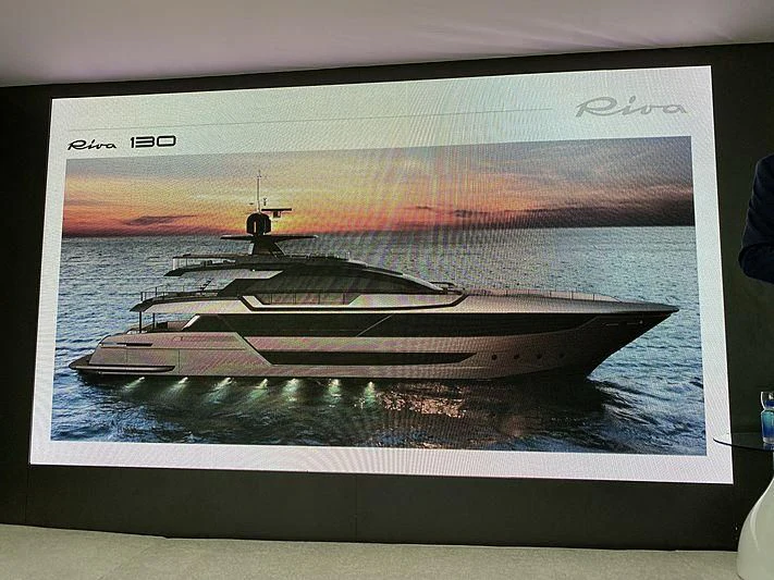 a computer screen with a ship on it aboard SEVEN Yacht for Sale