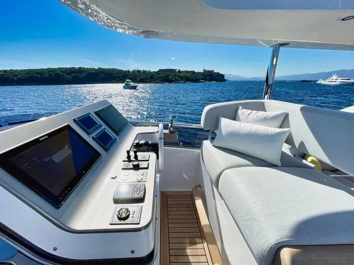 a boat on the water aboard WAVE Yacht for Sale