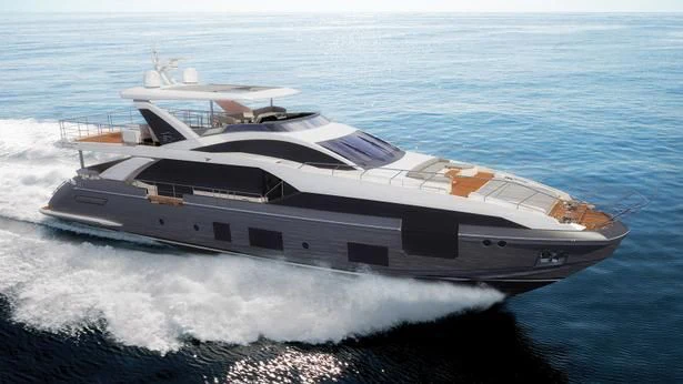 a ship on the water aboard WAVE Yacht for Sale