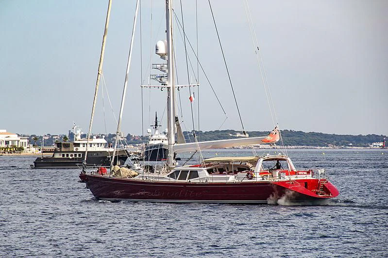 a boat on the water aboard DELUSHA Yacht for Sale