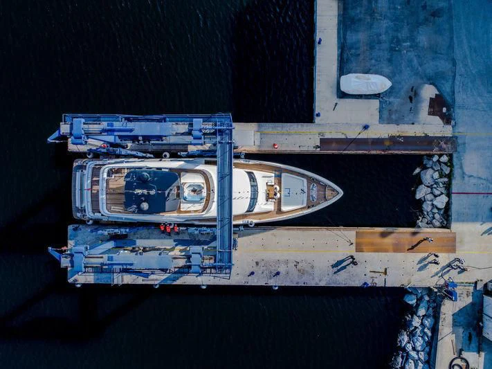 a boat on the water aboard NP Yacht for Sale