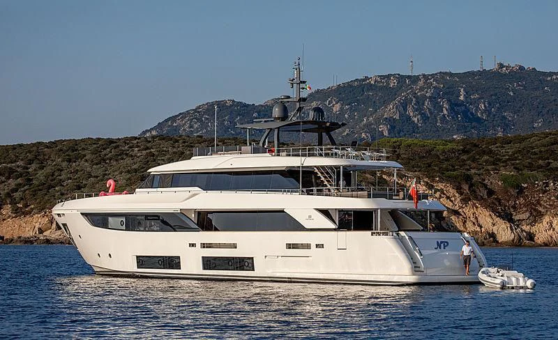 a boat in the water aboard NP Yacht for Sale