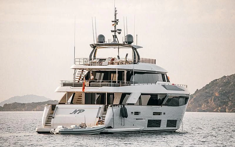 a boat on the water aboard NP Yacht for Sale