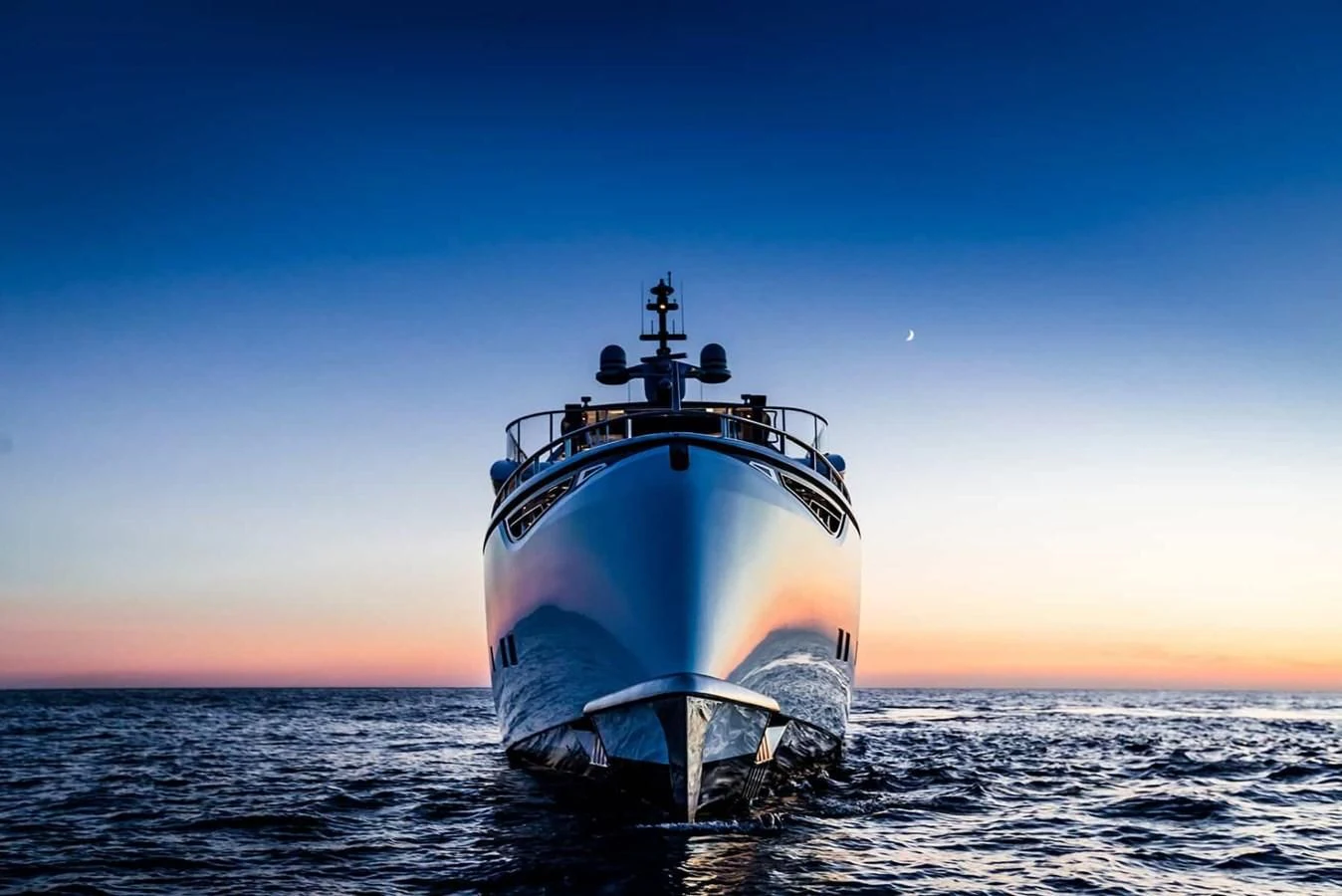 a boat in the water aboard GTT 130 Yacht for Sale