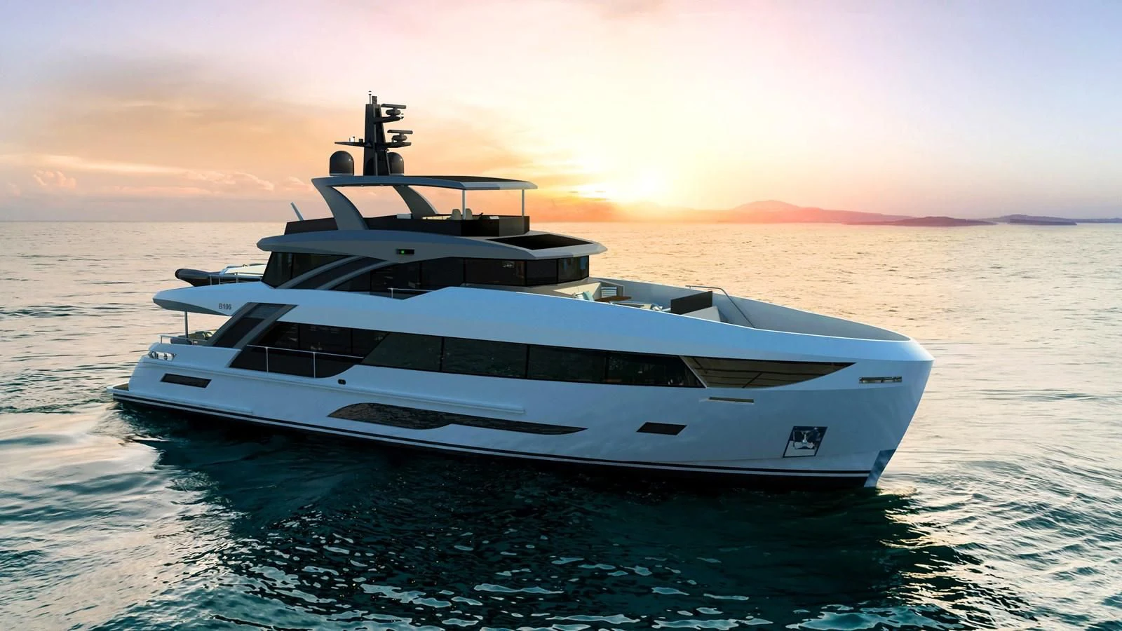a white yacht in the water aboard FAMILIA Yacht for Sale