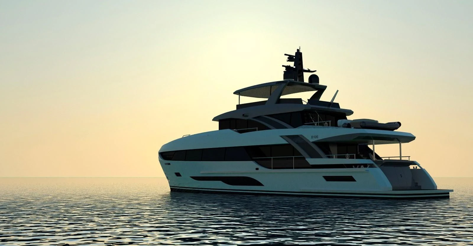 a white yacht in the water aboard FAMILIA Yacht for Sale