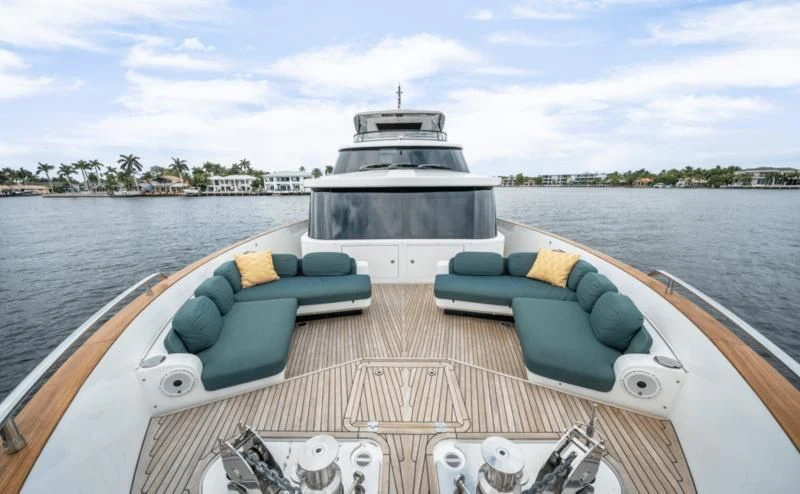 a boat on the water aboard GAS Yacht for Sale