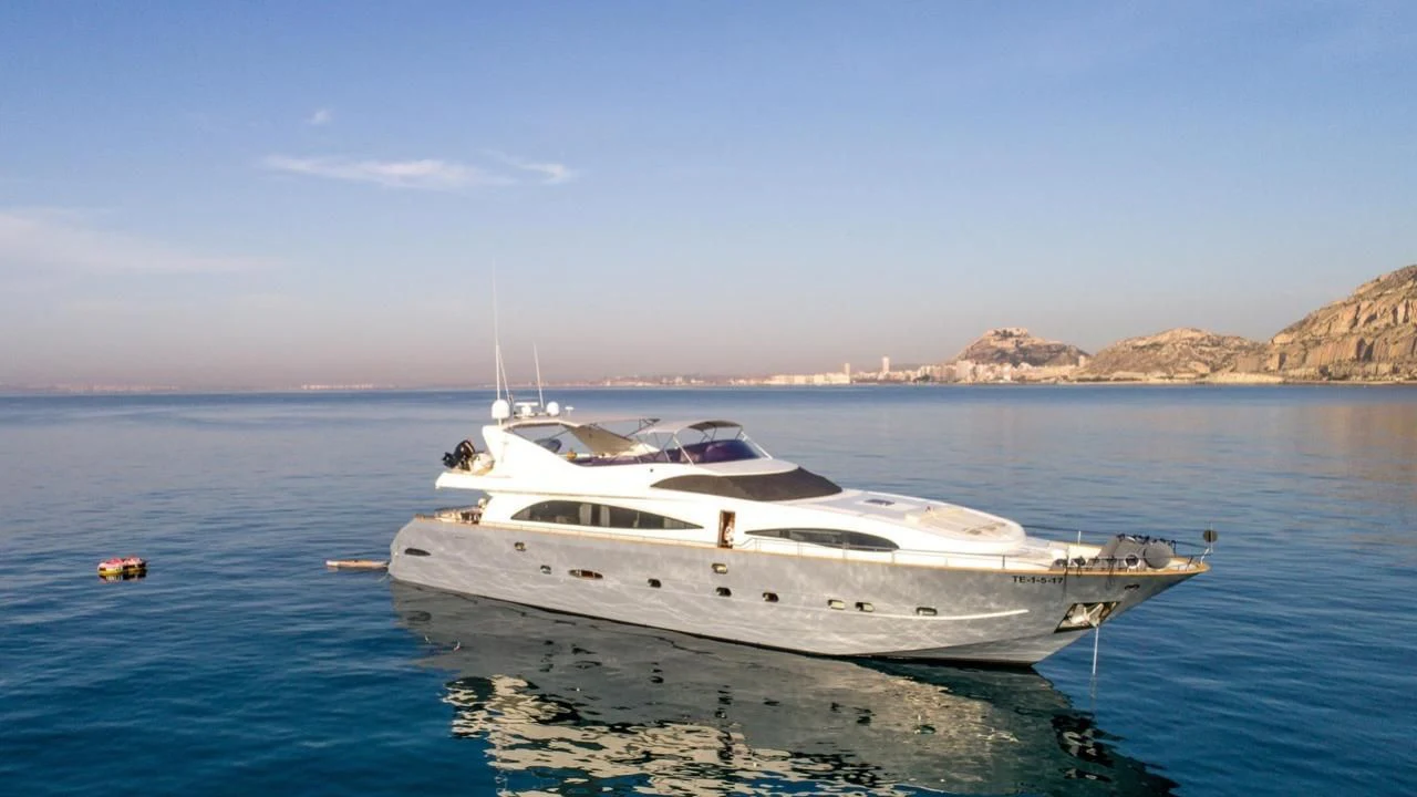 a boat on the water aboard B5 Yacht for Sale