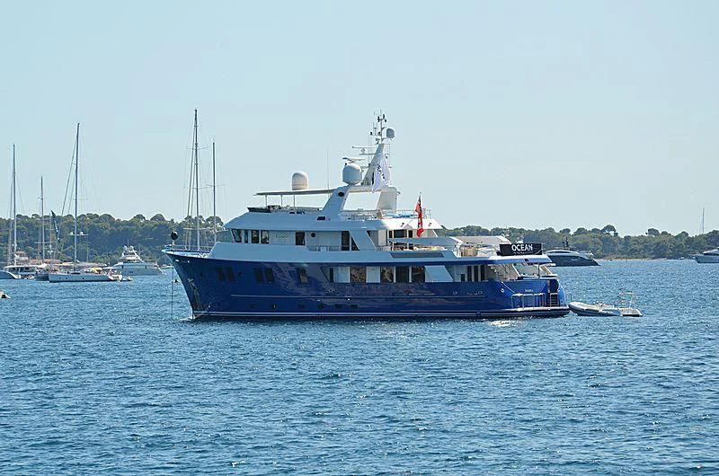 a boat in the water aboard B5 Yacht for Sale