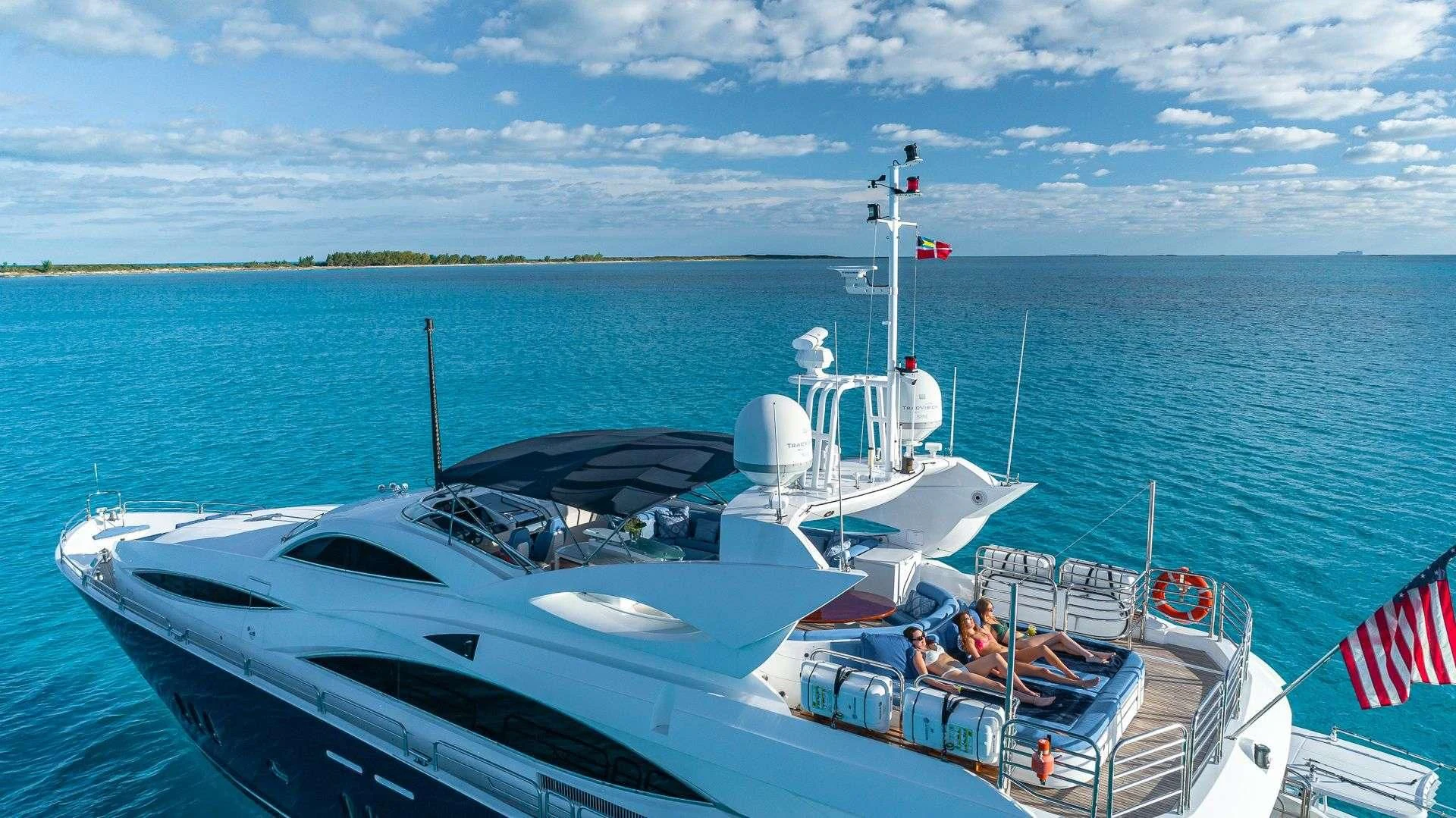 a boat on the water aboard KEFI Yacht for Charter