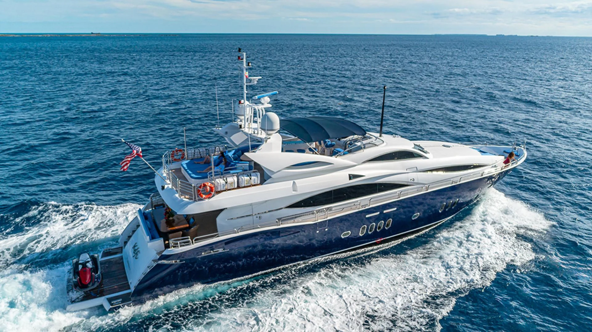 a boat on the water aboard KEFI Yacht for Charter