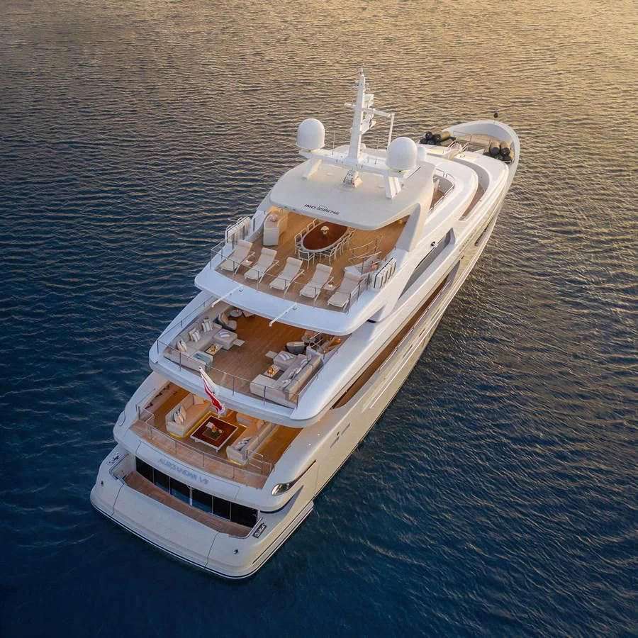a ship on the water aboard LAMMOUCHE Yacht for Sale