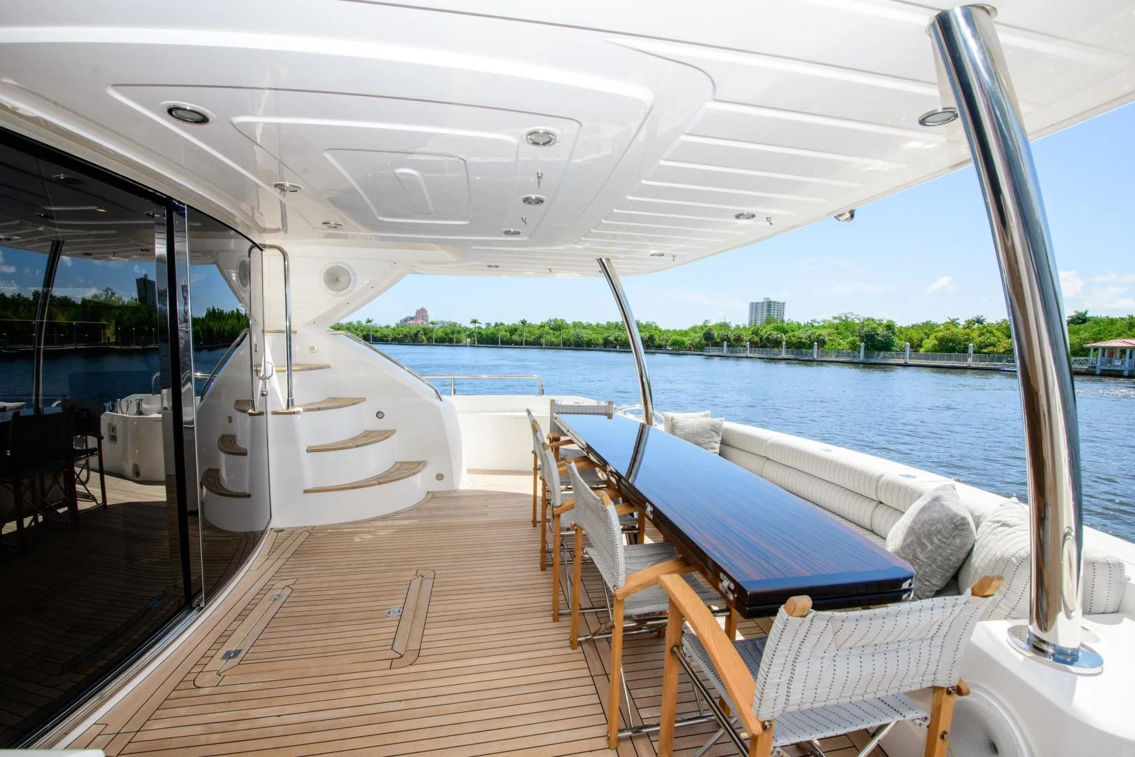a boat on a body of water aboard FUNSEEKER Yacht for Sale