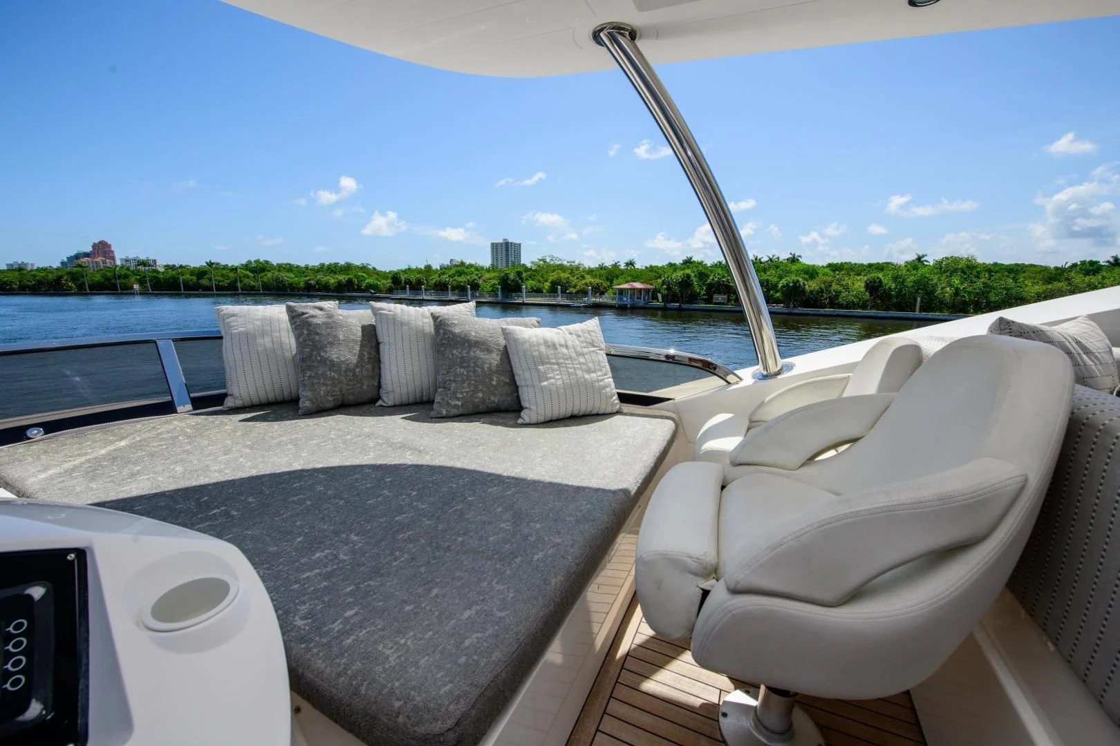a boat on the water aboard FUNSEEKER Yacht for Sale