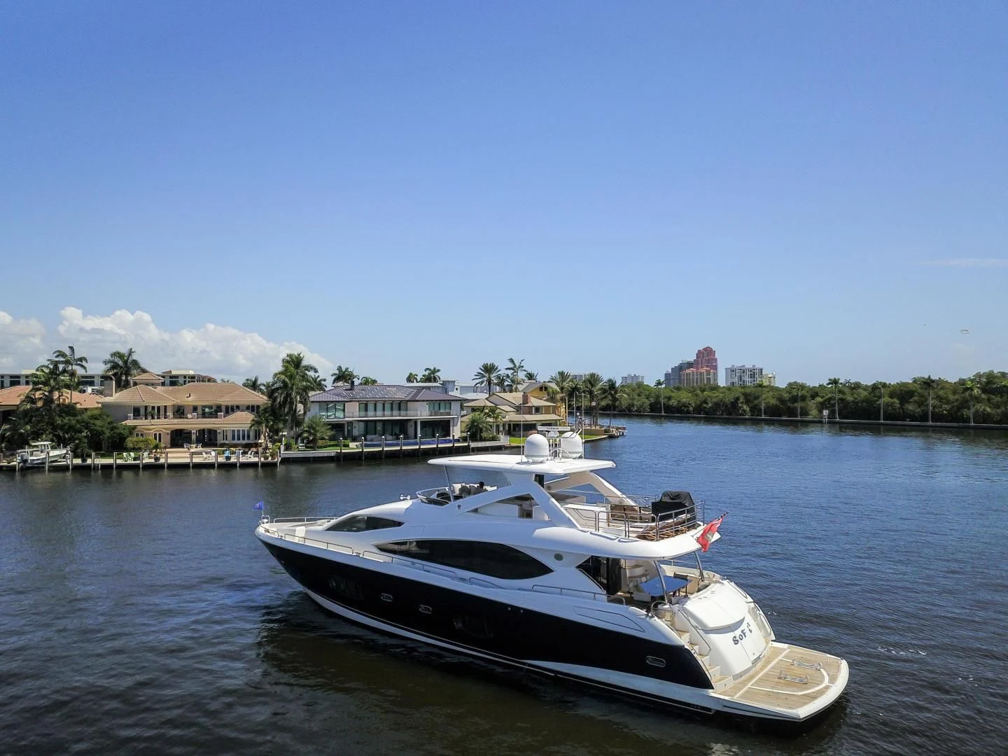 a boat on the water aboard FUNSEEKER Yacht for Sale