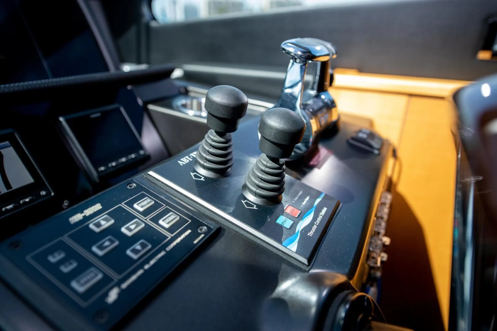 a car with a small control panel aboard FUNSEEKER Yacht for Sale