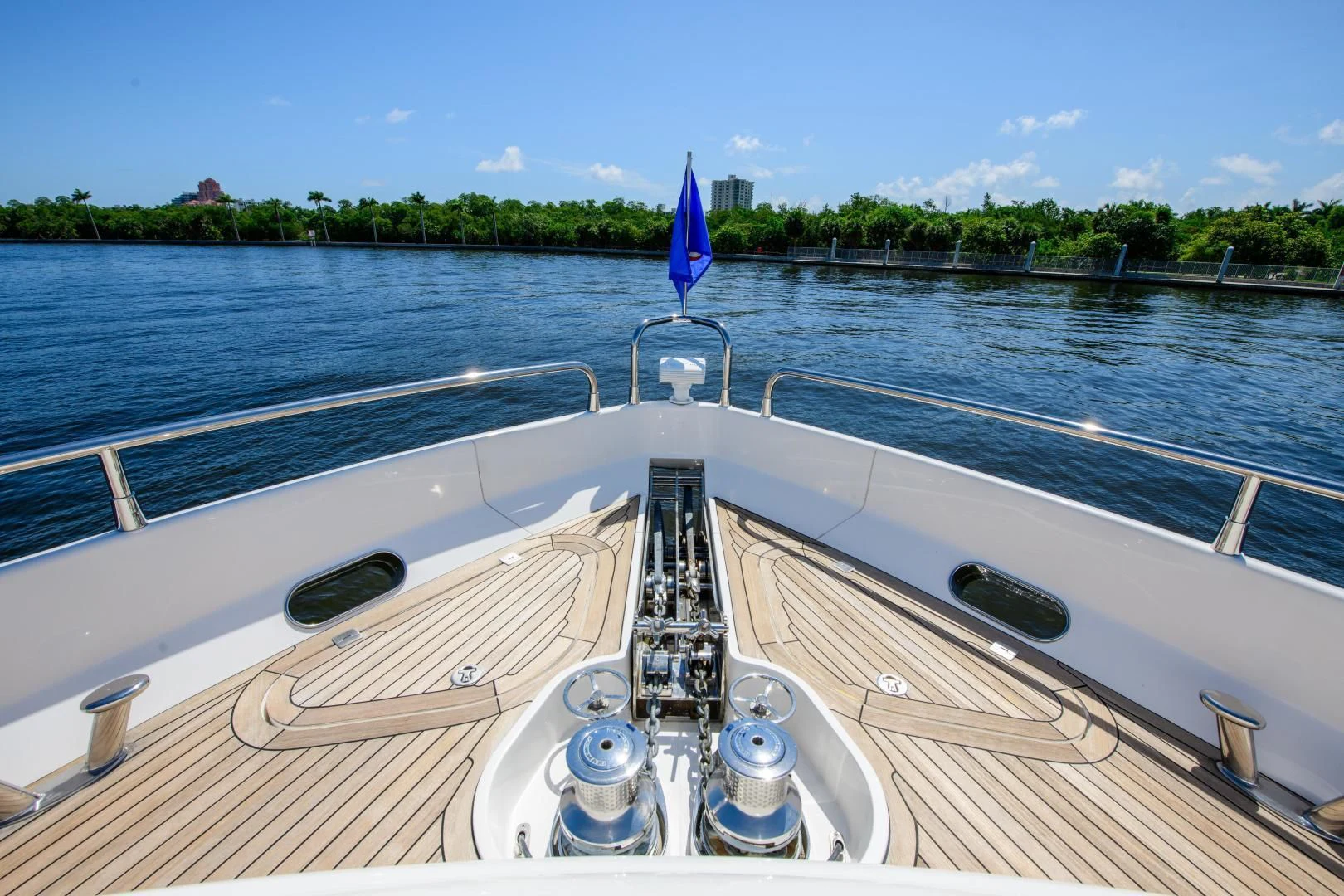 a boat on the water aboard FUNSEEKER Yacht for Sale
