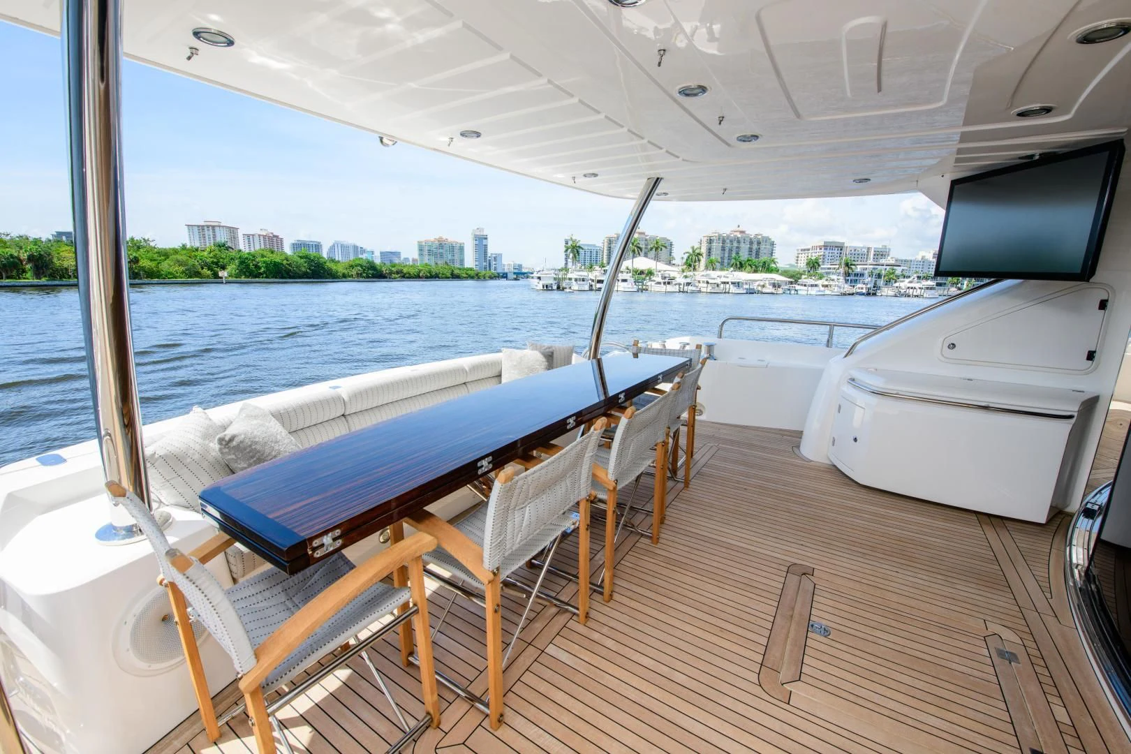 a boat on the water aboard FUNSEEKER Yacht for Sale