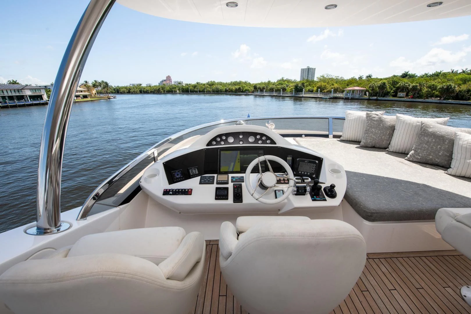 a boat on the water aboard FUNSEEKER Yacht for Sale
