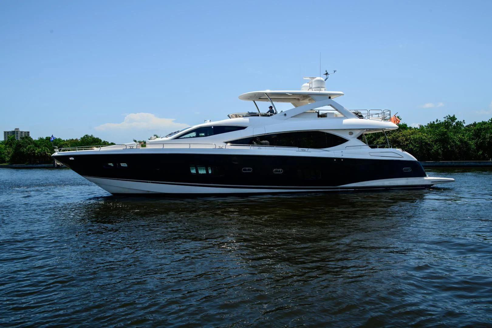 a boat on the water aboard FUNSEEKER Yacht for Sale