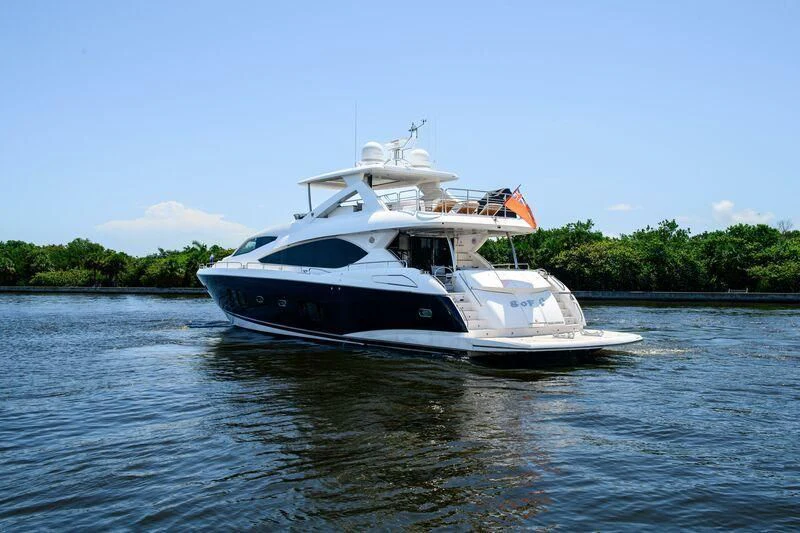 a boat on the water aboard FUNSEEKER Yacht for Sale