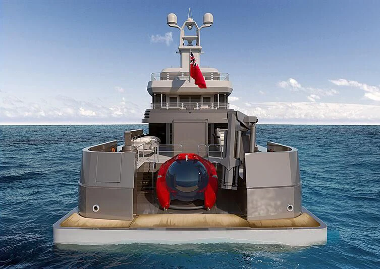 a boat on the water aboard SHINKAI Yacht for Sale