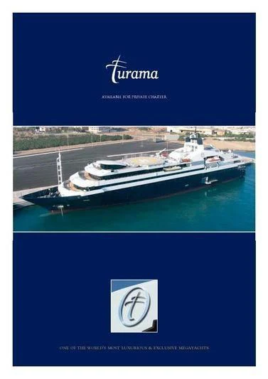 graphical user interface, website aboard TURAMA Yacht for Sale