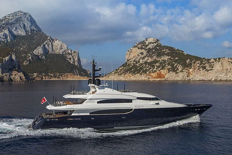 a boat on the water aboard ALASKA Yacht for Sale