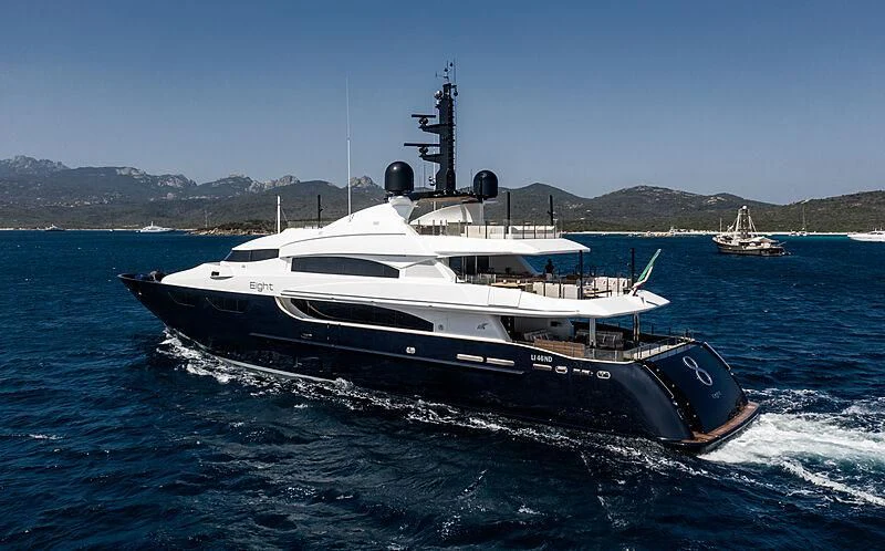 a boat on the water aboard ALASKA Yacht for Sale