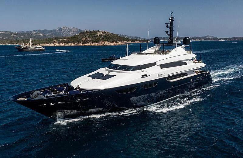 a boat in the water aboard ALASKA Yacht for Sale