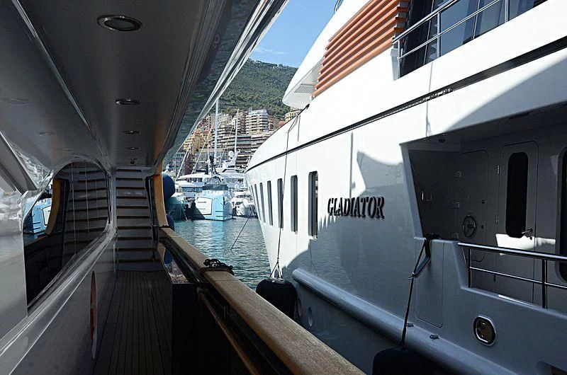 a boat on the water aboard ALASKA Yacht for Sale