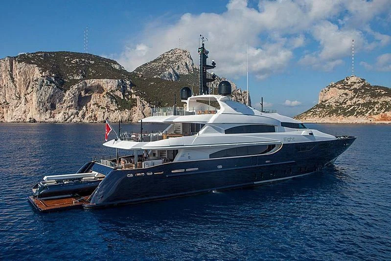 a boat in the water aboard ALASKA Yacht for Sale